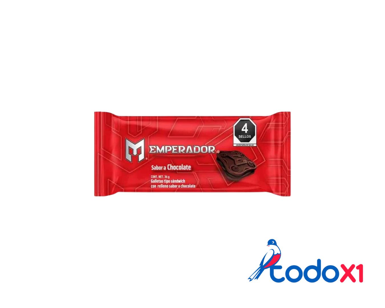 todox1_confituras19 Paquete de galletas emperador de chocolate 54g - Imagen 1