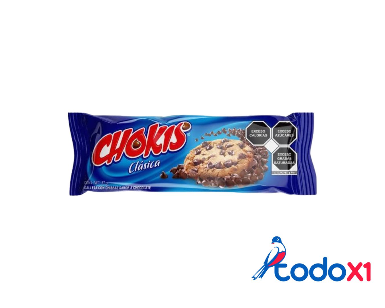 todox1_confituras35 Paquete de galletas chokis 57g - Imagen 1
