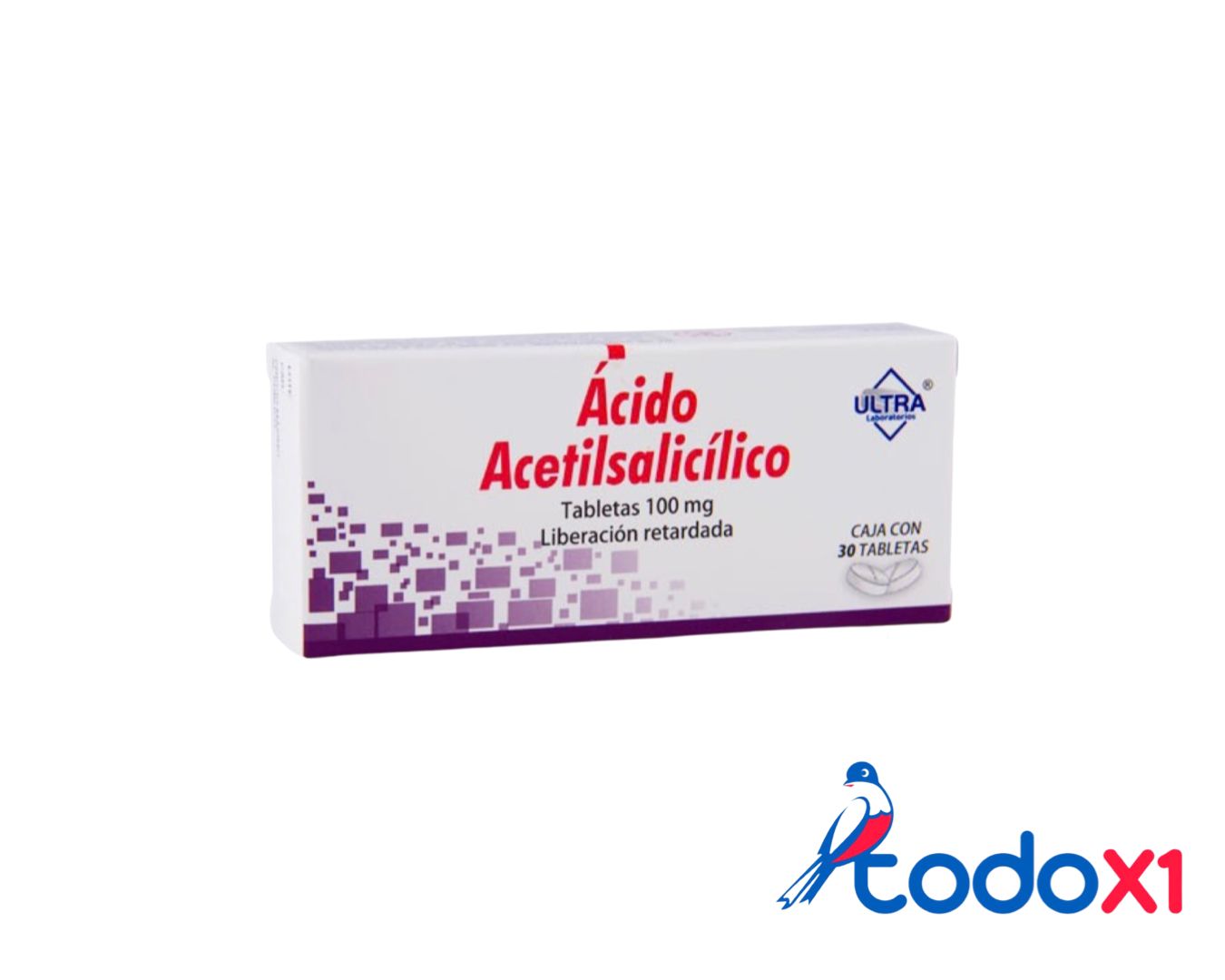 todox1_farmacia154 Aspirina 30comprimido 100mg - Imagen 1