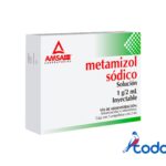 Metamizol sódico inyección 3ampolletas  1g/2ml