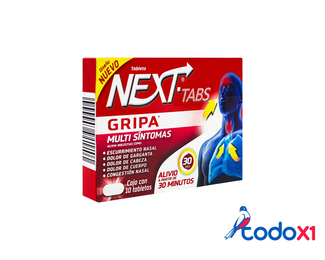 todox1_farmacia45 Next 10tabletas - Imagen 1