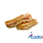 Sandwich media noche cubano