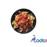Pasta corta a la boloñesa