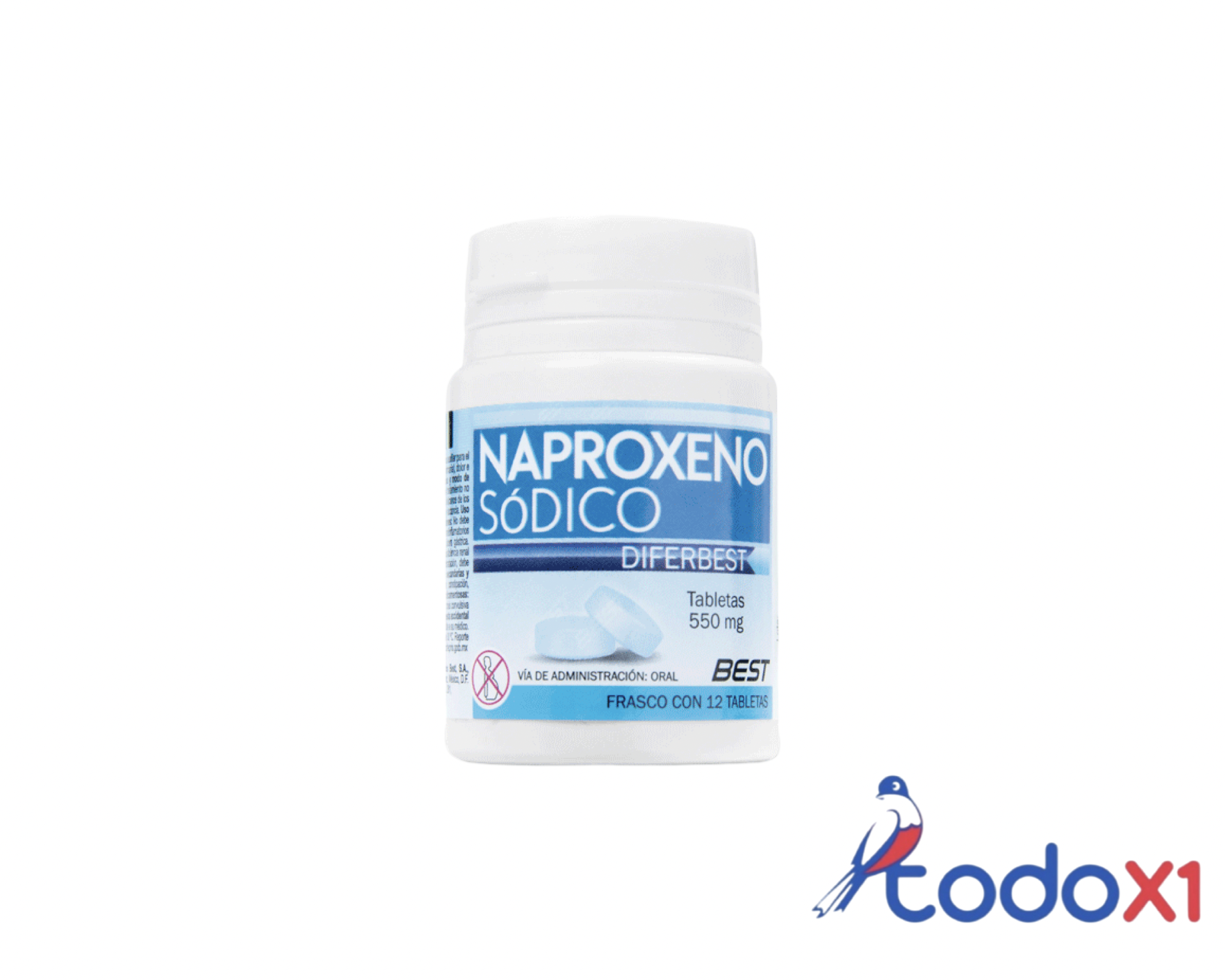 img_1189 Naproxeno sódico 12tabletas 550mg - Imagen 1