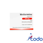 Metformina 60tabletas 500mg