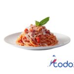Espaguetis con jamon y queso