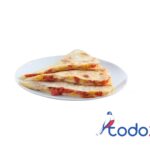 Quesadilla de jamon ,queso y chorizo
