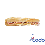 Sandwich de jamon y queso gouda
