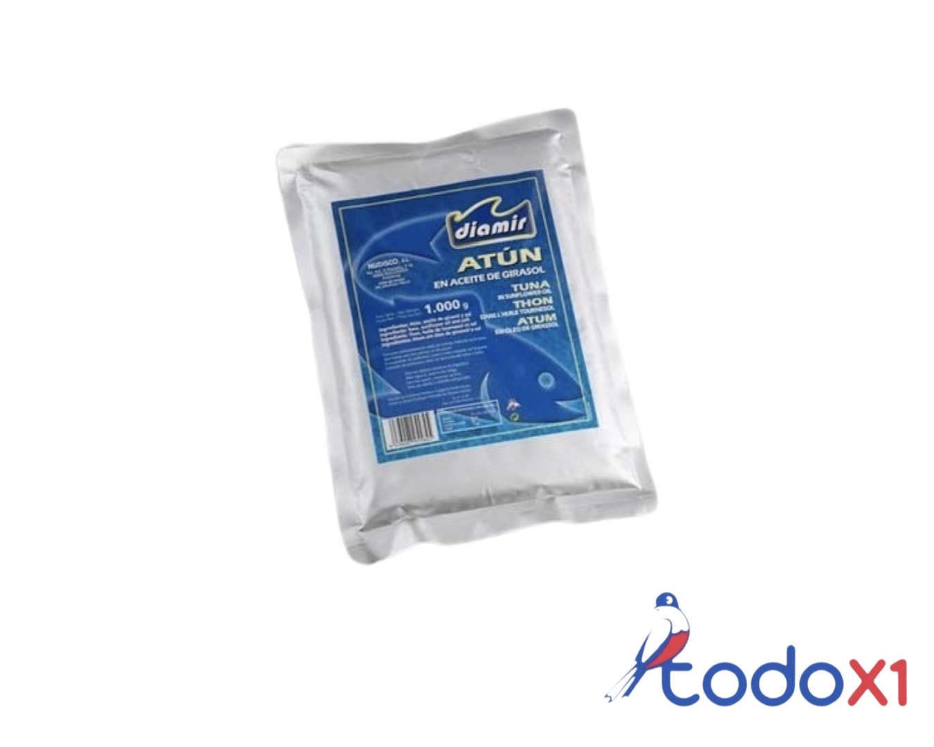 img_2631 Bolsa de atún diamir en aceite 1kg - Imagen 1