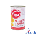 Lata de melocoton en almibar vima 425g