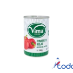 Lata de pimiento rojo entero natural vima 390g