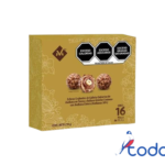 Caja de bombones con avellana 216g 6 unidades