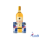 Botella de whisky speech 1litro + 2 red bull