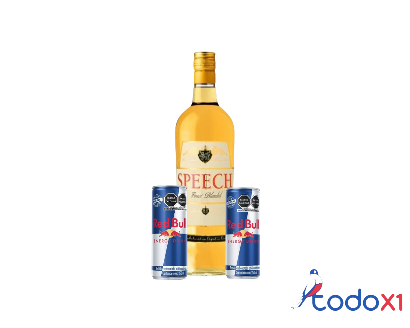 img_3094 Botella de whisky speech 1litro + 2 red bull - Imagen 1
