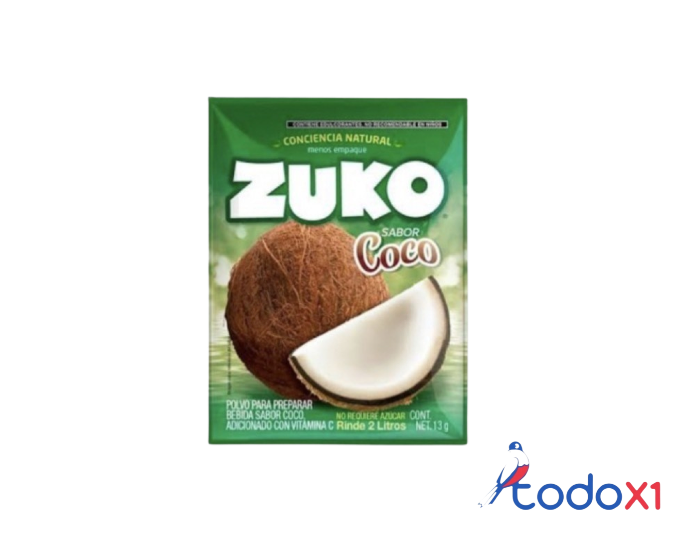 img_3179 Paquete de refresco zuko de coco 13g - Imagen 1