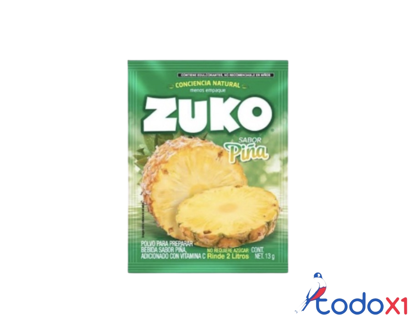 img_3180 Paquete de refresco zuko de piña 13g - Imagen 1
