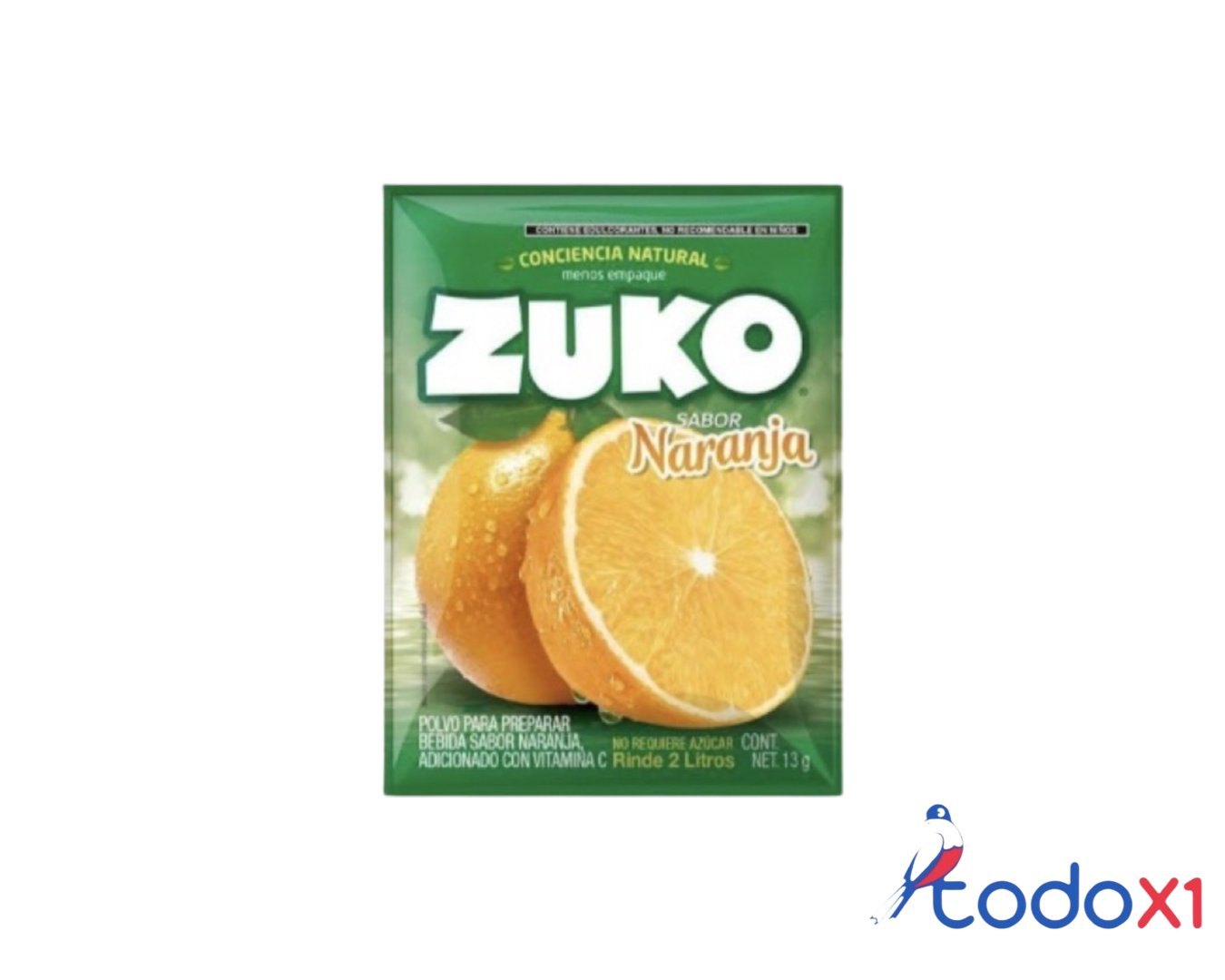 img_3181 Paquete de refresco zuko de naranja 13g - Imagen 1