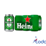 Six de cerveza heineken