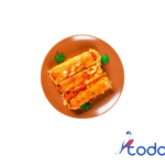 Canelones con jamon
