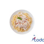 Espaguetis a la carbonara con bacon