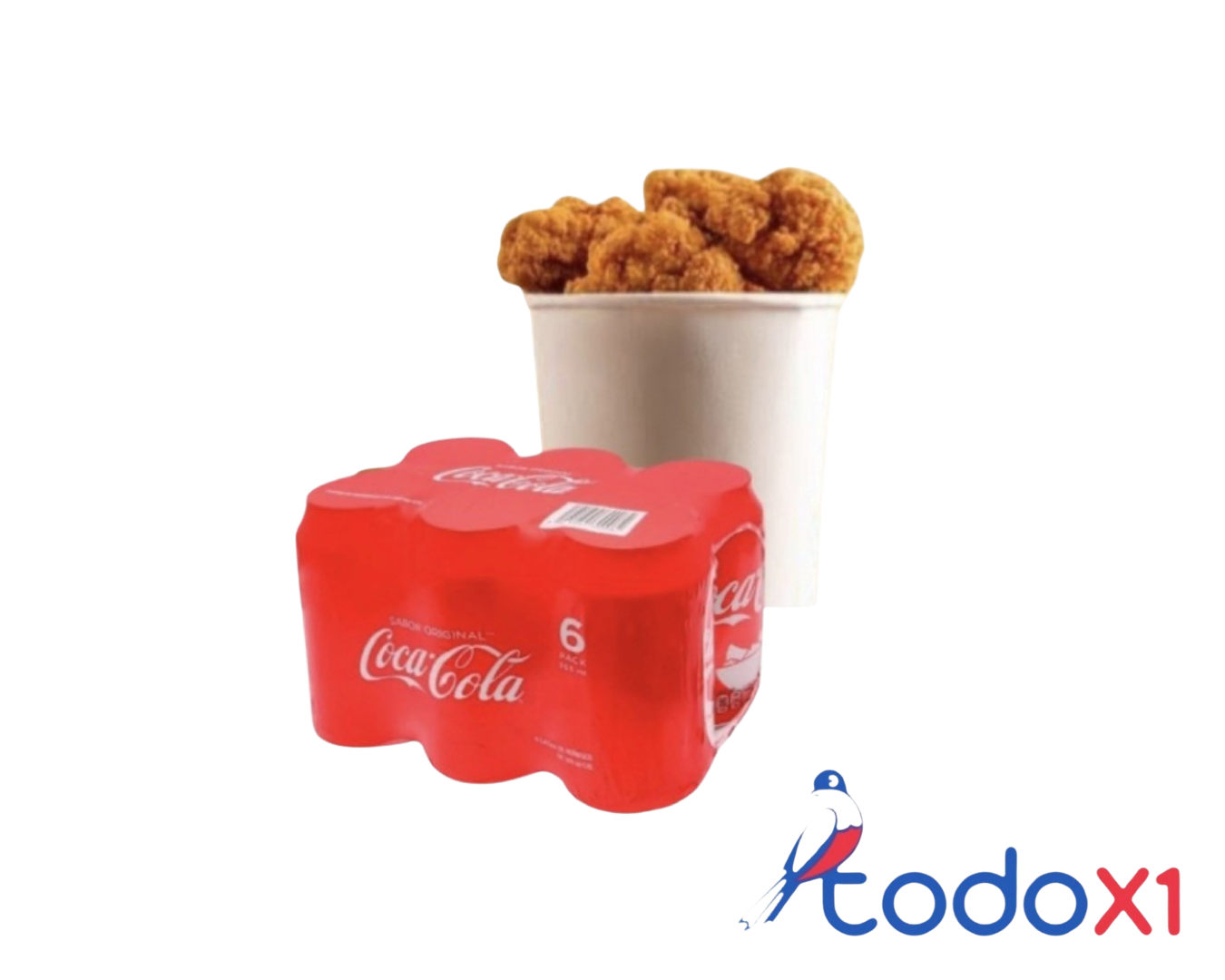 img_4106 Oferta de 6piezas de pollo al pío pío+ vianda frita+ 6refresco - Imagen 1