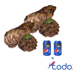 Oferta de 2 palomilla de res + 2refrescos