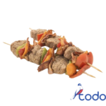 Brochetas de carne de res