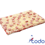 Pizza de familiar de jamón y queso gouda