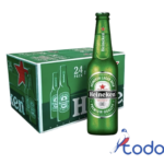 Caja de cerveza heineken de botella