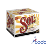 Caja de cerveza sol de botella