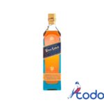 Botella de whisky johnnie walker blue label 750ml