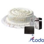 Cake de merengue + billetera de hombre + pomo de perfume 100ml