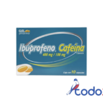 Ibuprofeno con cafeína 10capsulas 400mg/100mg
