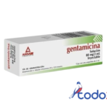 Gentamicina inyectable 1ampolleta/2ml 80mg