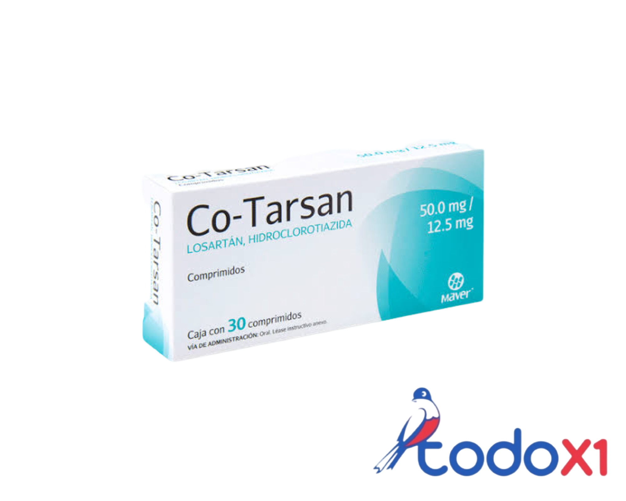 img_1371 Losartan con hidroclorotiazida 30comprimidos 50mg/12.5mg - Imagen 1