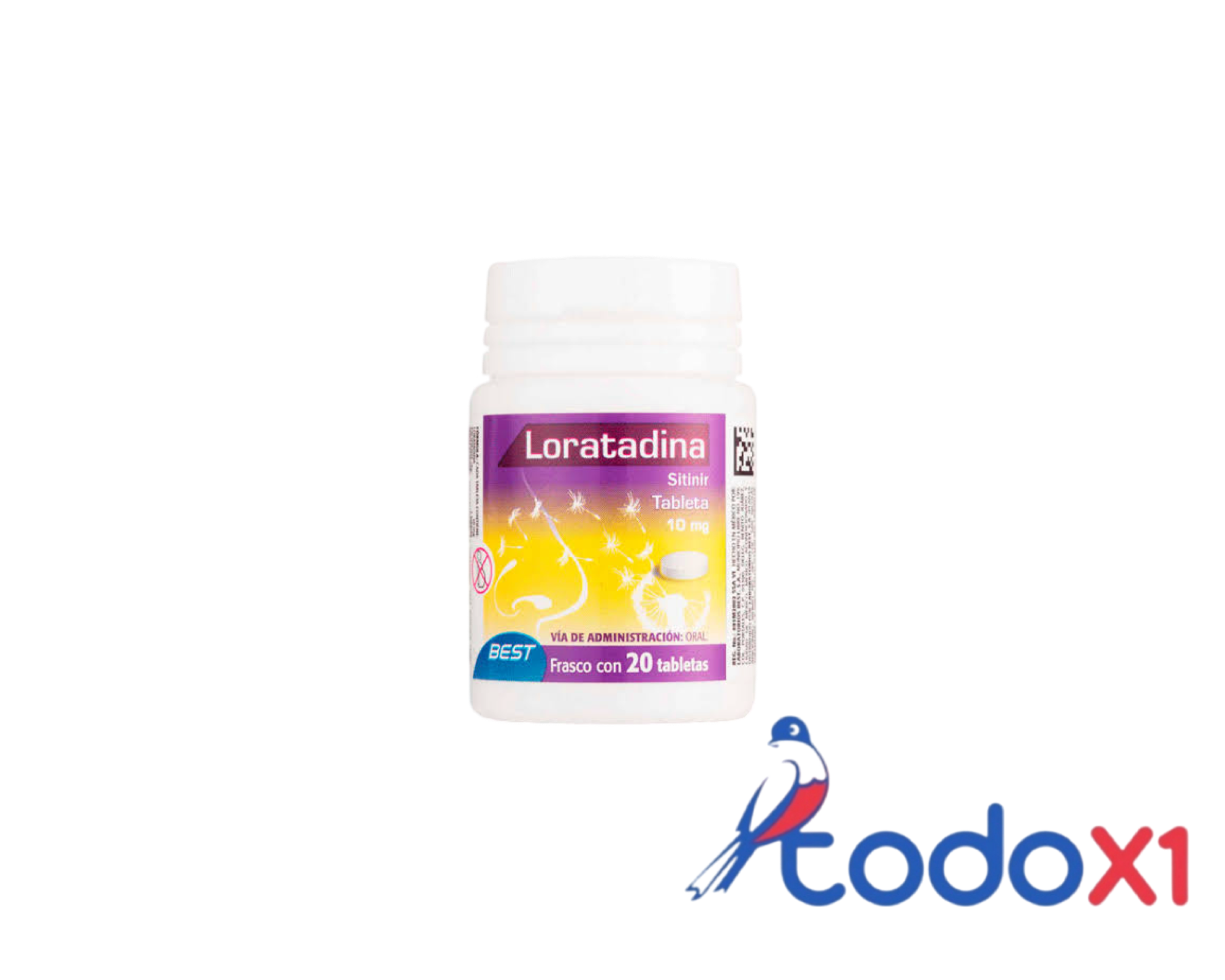 img_8693 Loratadina 20tabletas 10mg - Imagen 1