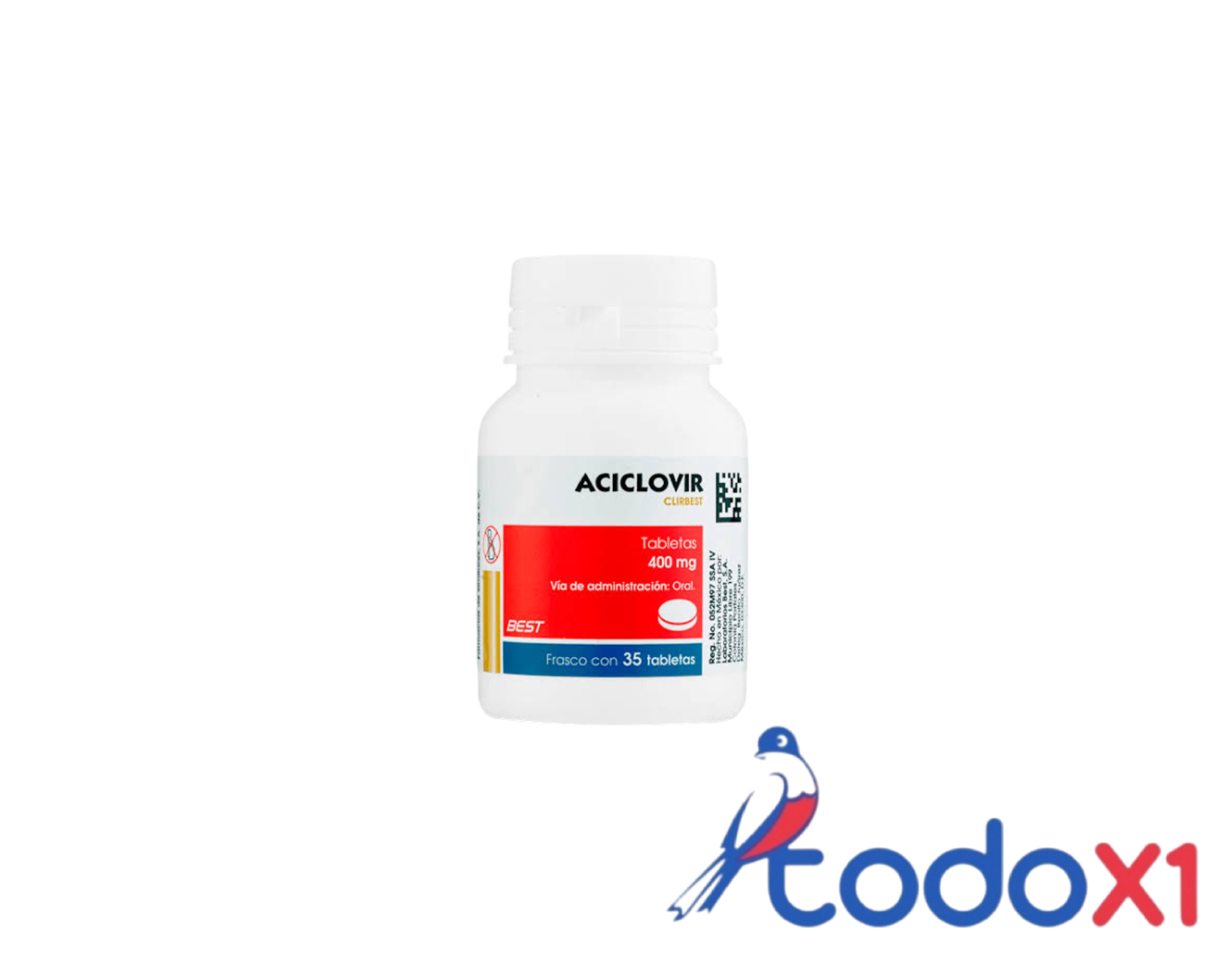 img_8754 Aciclovir 35tabletas 400mg - Imagen 1