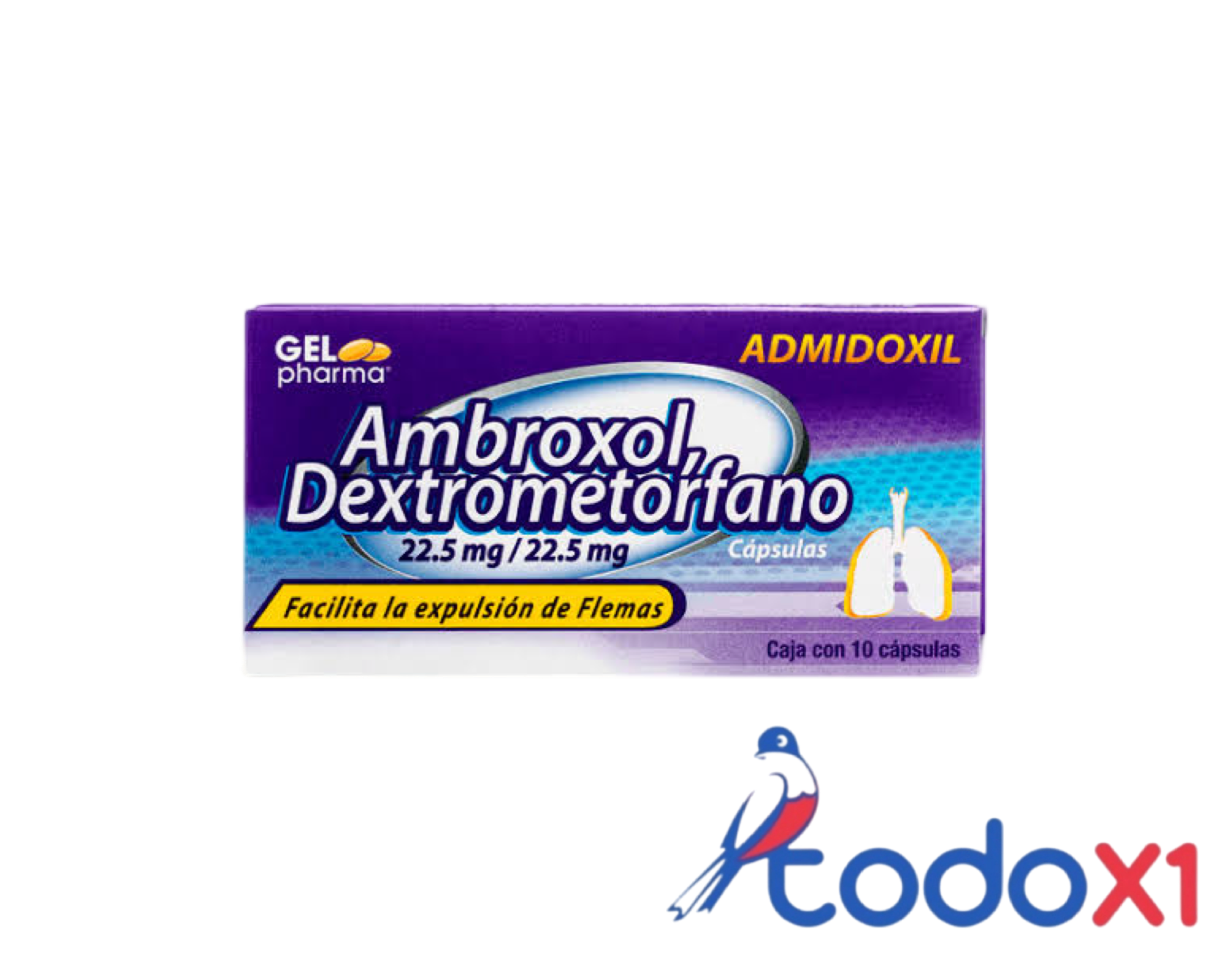 img_8844 Ambroxol dextrometorfano 10capsula - Imagen 1