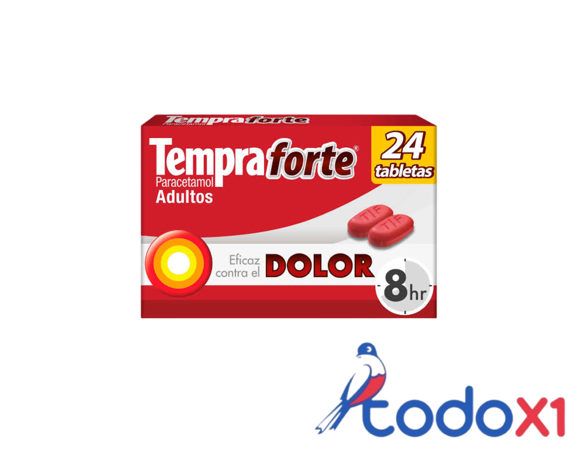 img_8941 Tempra rojo 24tableta 650mg - Imagen 1