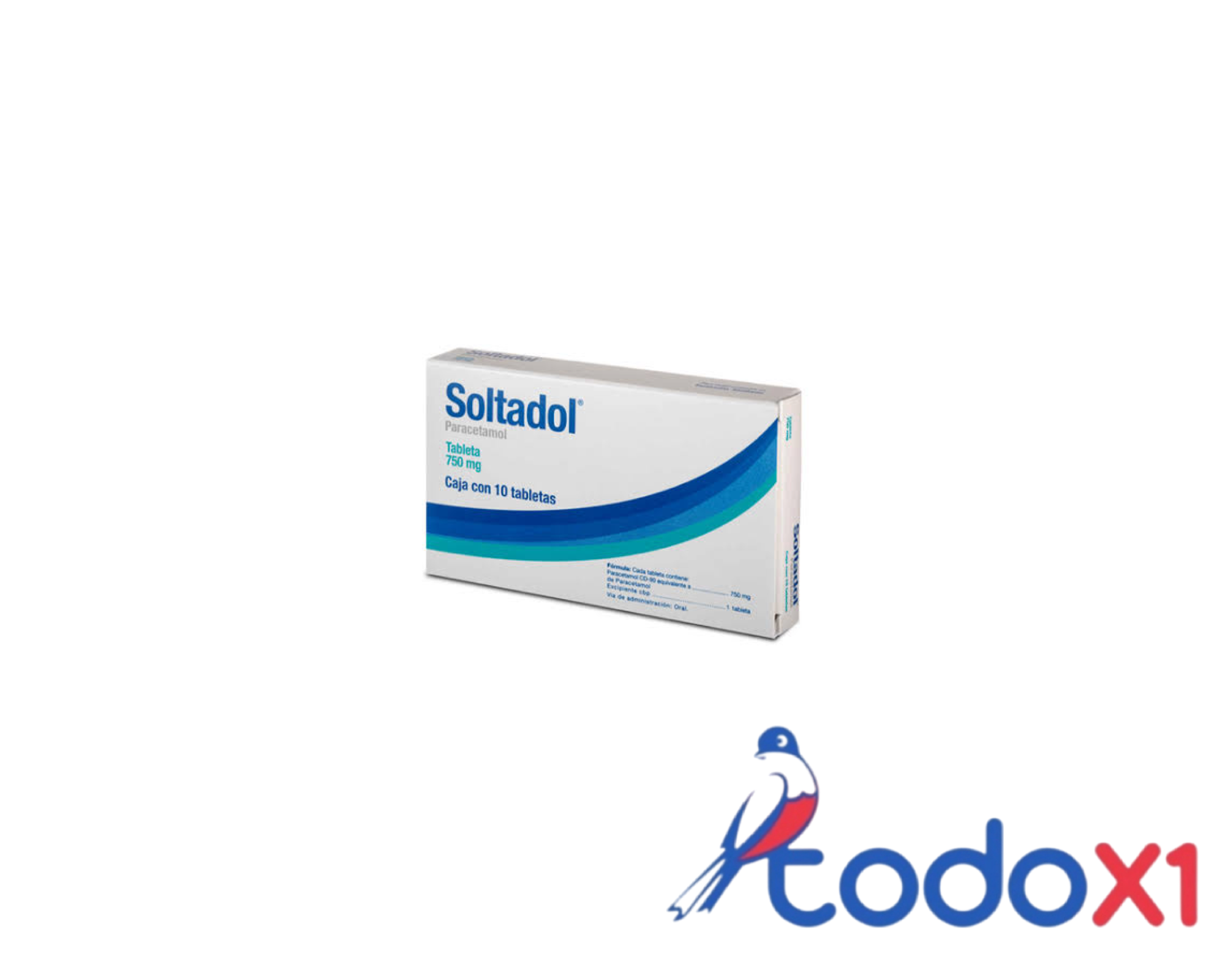 img_8943 Paracetamol 10tabletas 750mg - Imagen 1