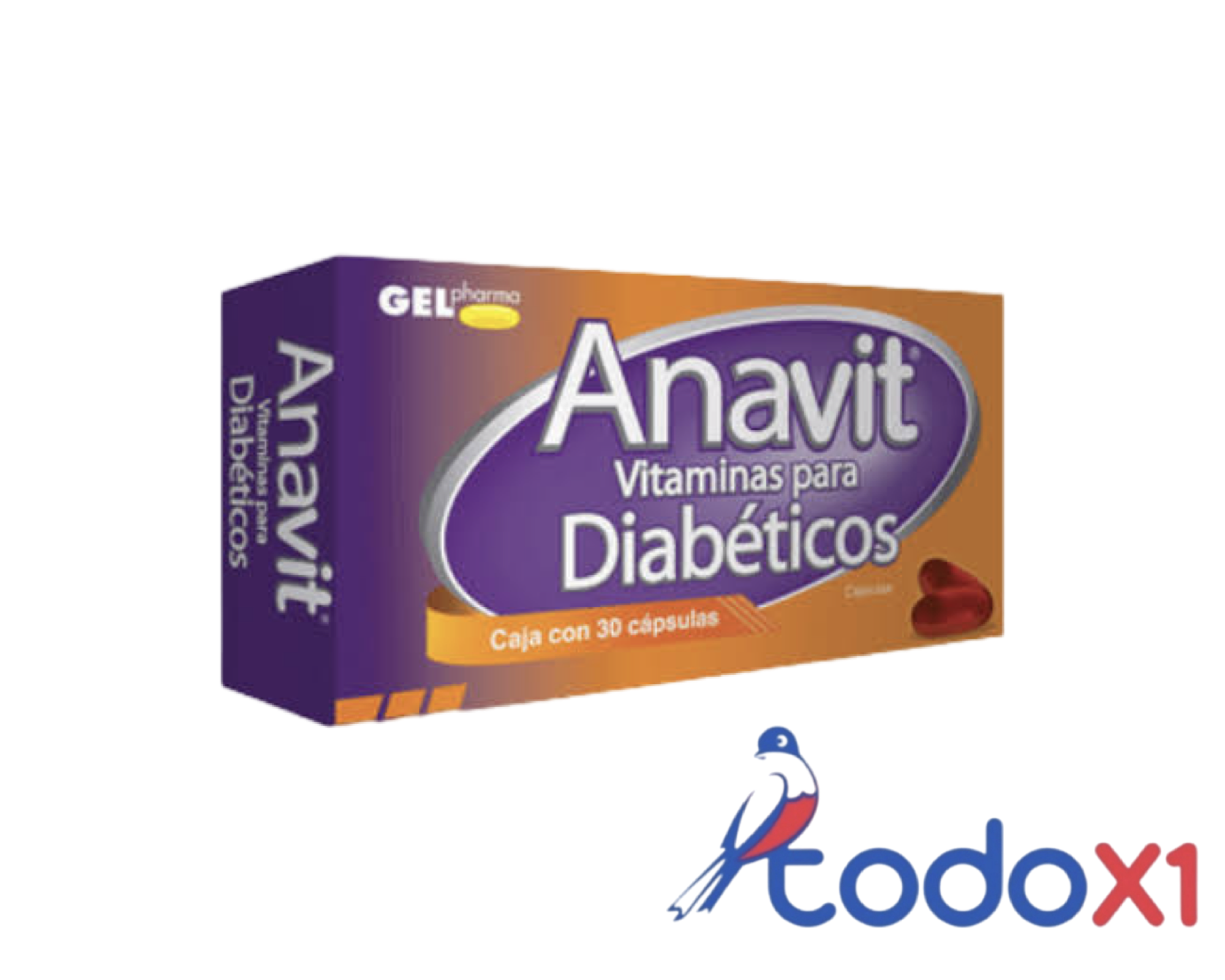 img_9019 Anavit vitaminas para diabéticos 30capsulas - Imagen 1