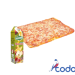Oferta de 1 pizza familiar de jamón +1 caja de jugo 1litro
