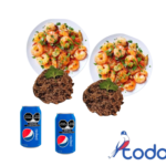 Oferta 2 camarones grille +2refrescos