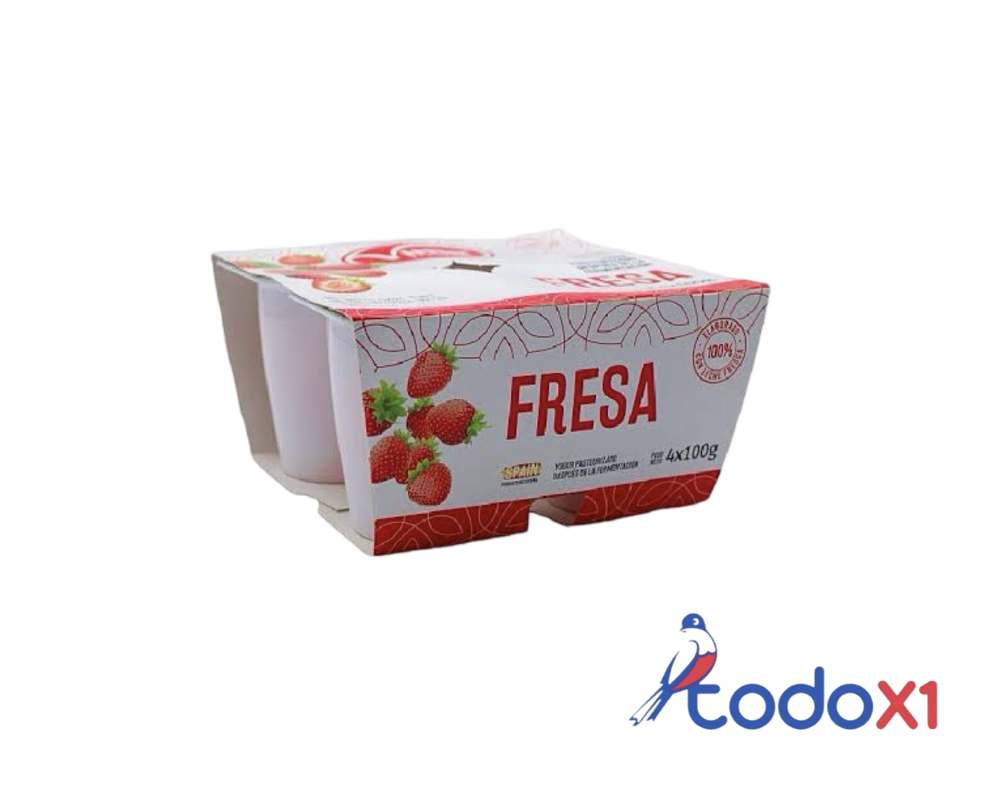 img_9569 Vasitos de yogurt de fresa 4unidades - Imagen 1