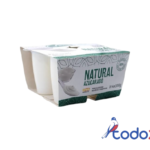 Vasitos de yogurt natural 4unidades