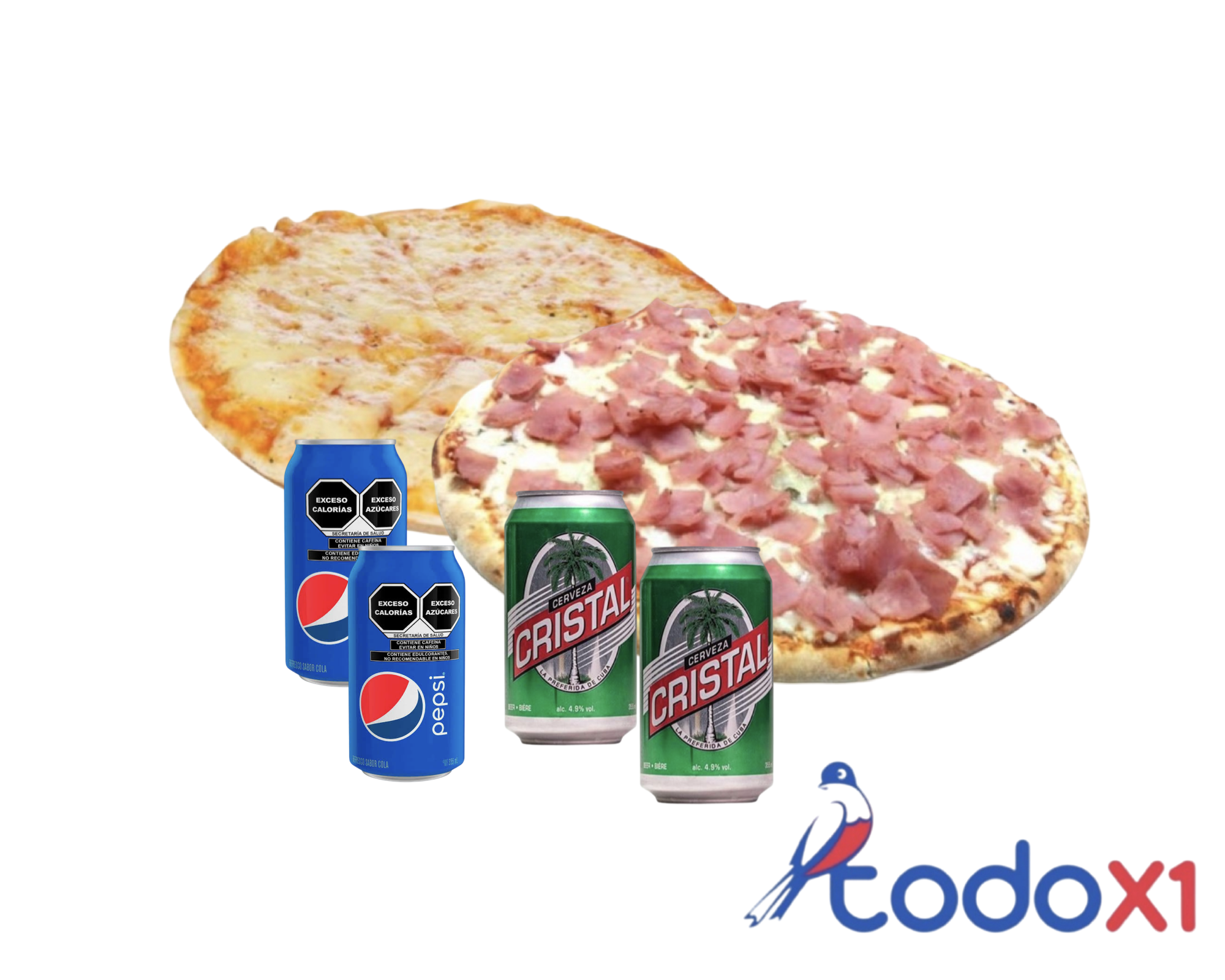 img_9967 Oferta de 2 pizzas +2refresco +2cerveza - Imagen 1