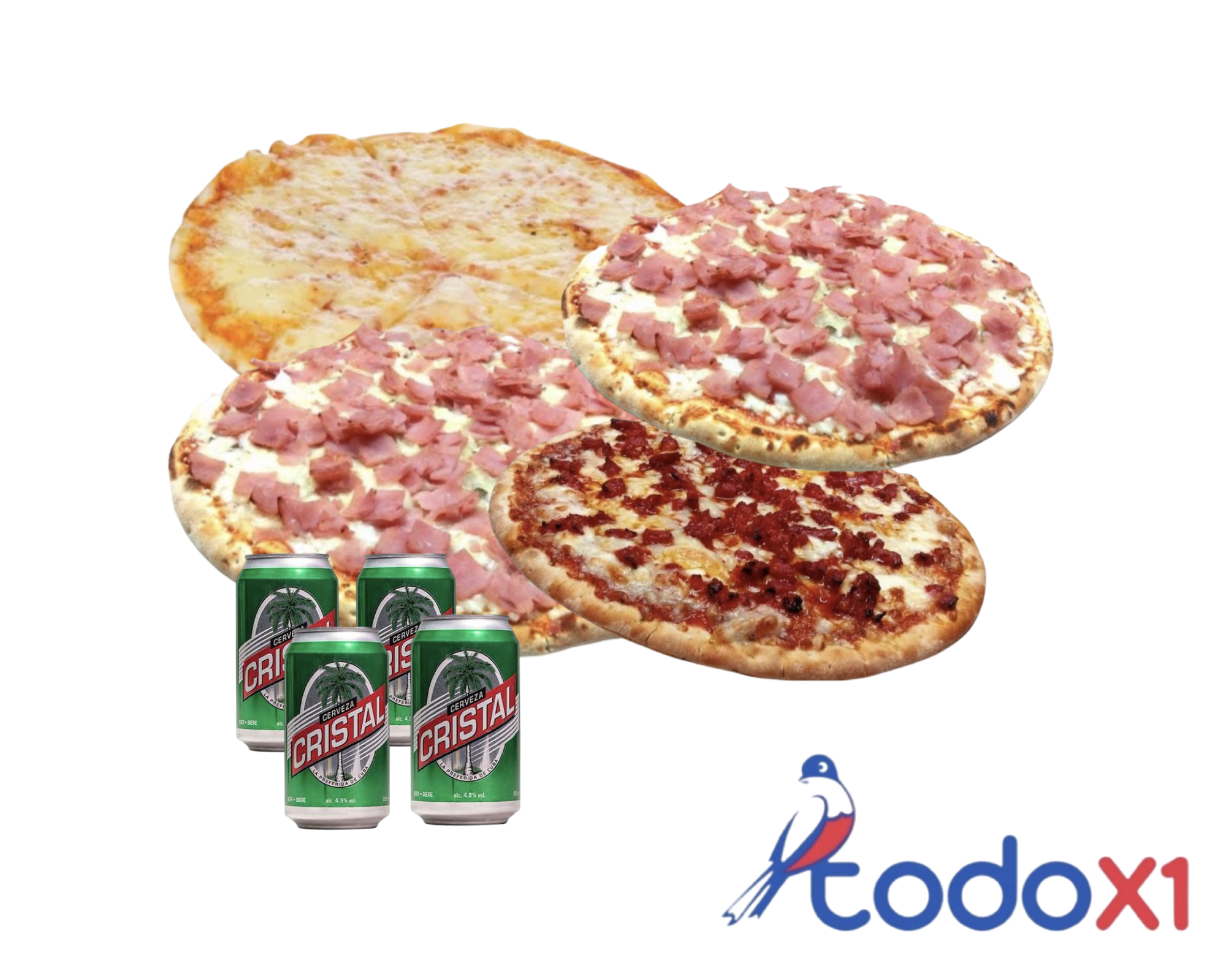 img_9994 Oferta de 4 pizzas + 4 cerveza - Imagen 1