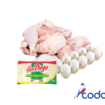 Pollo 1kg + Arroz 1kg + 10 Huevos