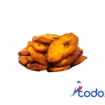 Ración de plátano maduro frito